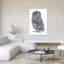 Wise Intricate Owl Bird Owl Forest Wall Art Print 1 Piece Wrapped Canvas Wall Art-2117112119