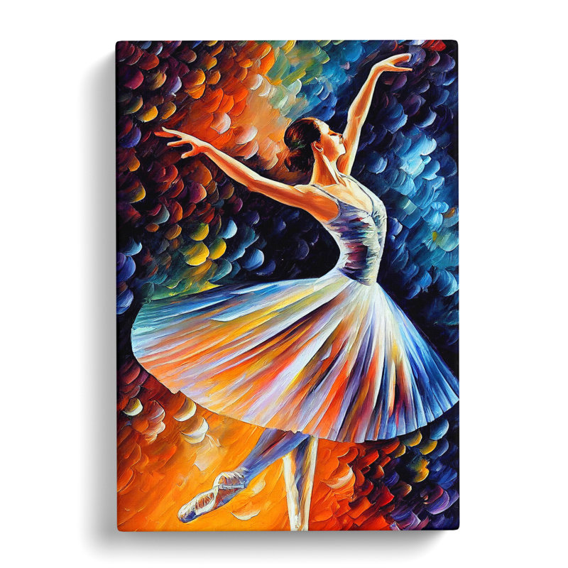 Ballerina Dancer No.2 - Wrapped Canvas, 76cm H x 50cm W x 3cm D
