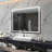 Frameless LED Light Anti-Fog Wall Bathroom Vanity Mirror with Backlit & Frontlit-101644914
