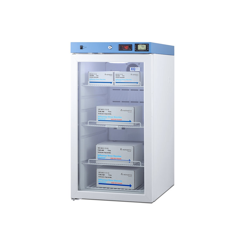 EQtemp 19" Wide Healthcare Refrigerator-Healthcare, Left Hand Swing