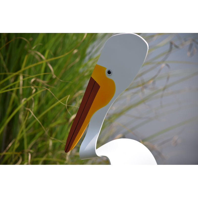 Art de jardin blanc pelican american