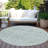 Machine Washable Indoor/Outdoor Xhevrie Turquoise Rug-1942648904