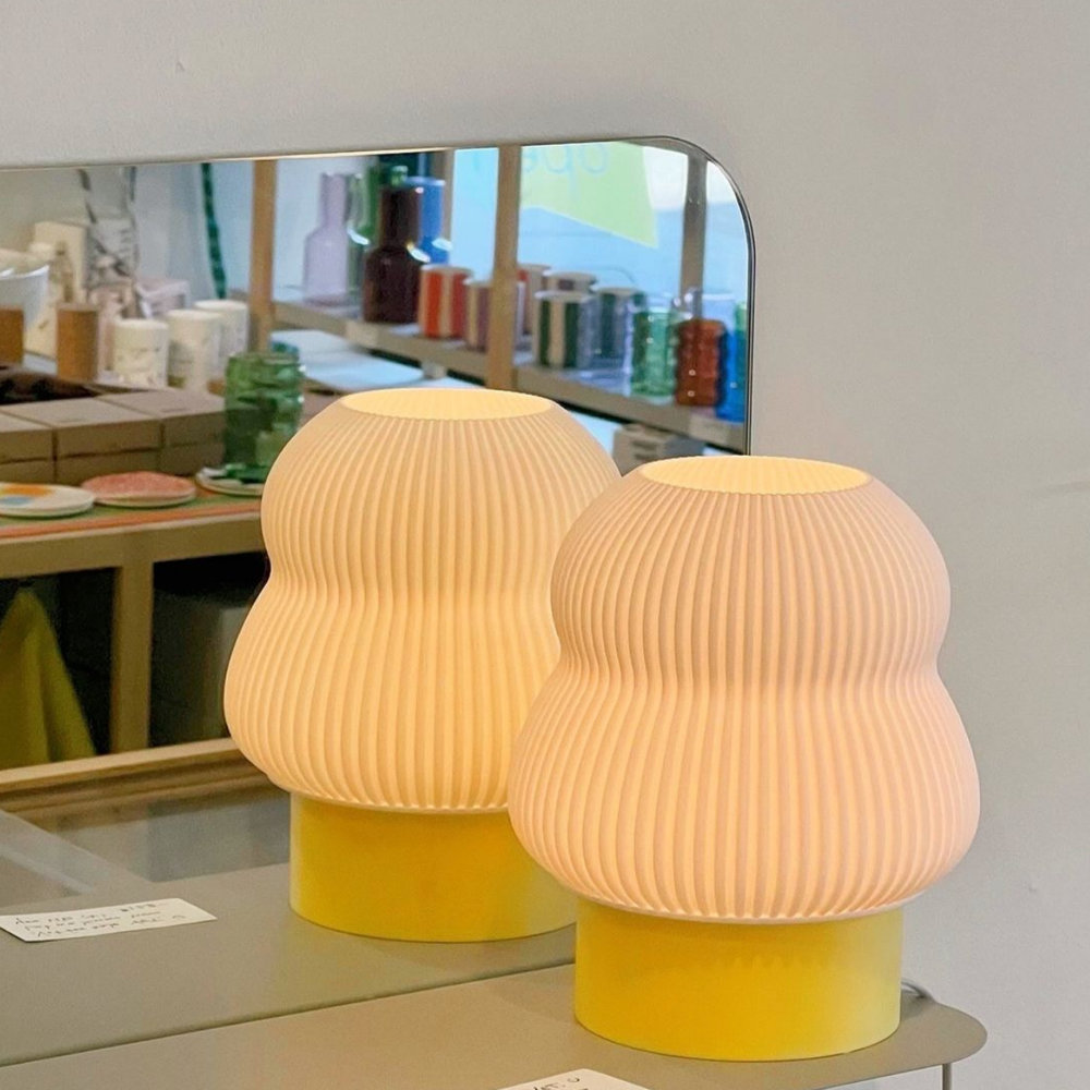Poly Cream Novelty Lamp