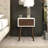 Solid Wood Night Stand With One Drawer And Multiple Functions