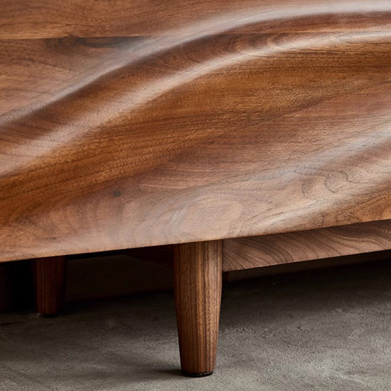 Minimalist design sense solid wood TV cabinet