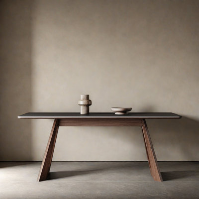 Light Luxury Retro Dining Table.