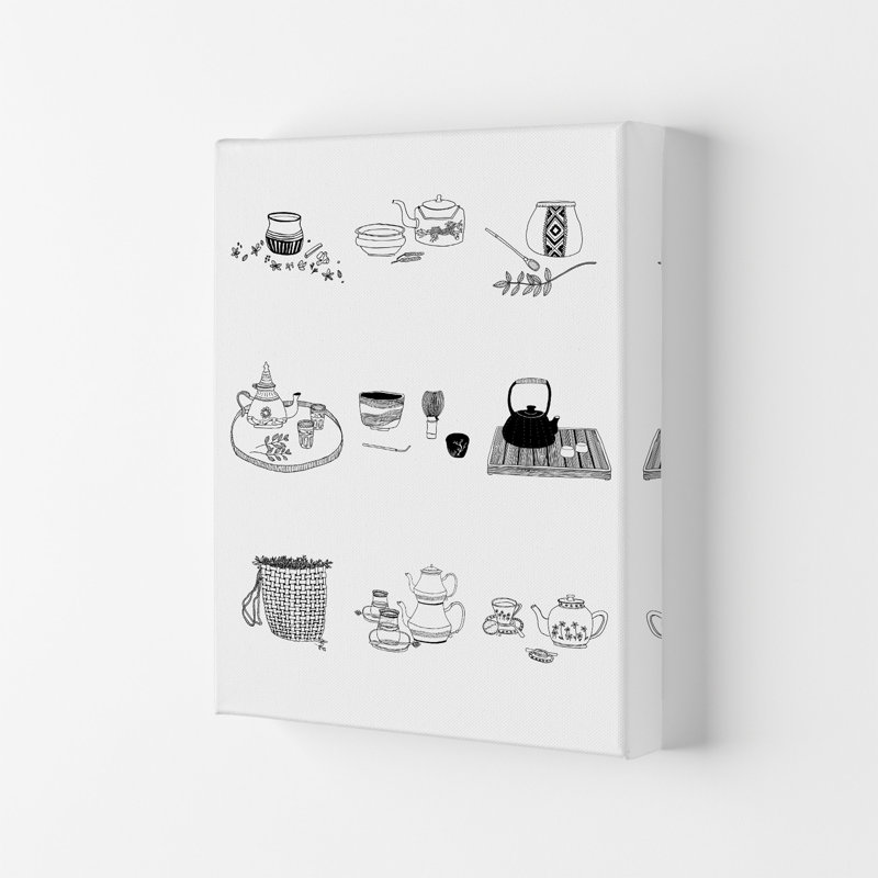 All Tea A3 by Carissa Tanton - Wrapped Canvas Print, 42cm H x 29.7cm W x 4cm D