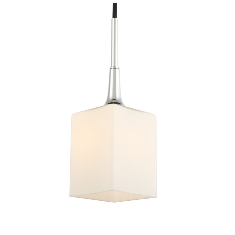 Shults 1 - Light Single Pendant, Chrome, Halogen