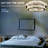 20 Inch Modern Crystal Ceiling Fan with Lights, Luxury Flush Mount Fandelier with Invisible Blades, Remote Control LED Chandelier Fan for Bedroom Living Room（Bulbs Included）-1338663081