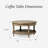 Maven Lane Pullman Round Wooden Coffee Table-96026386
