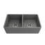 33 in. L Farmhouse Double Basin Kitchen Sink-609481025