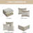 Margret 7 Piece Jacquard Comforter Set-1849171227-1865360031