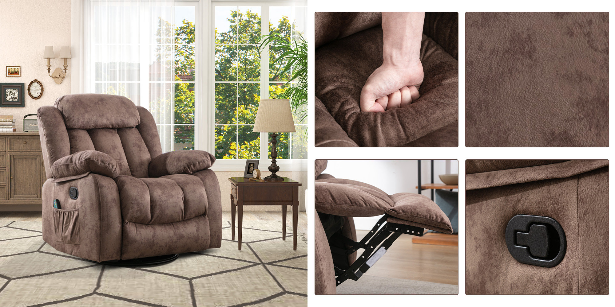 Relax in Style: Premium Fabric & Solid Durability Awaits!