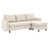 Tissu beige sélectionné