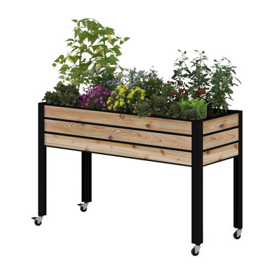 Self-Watering Cedar Planter 21 X 47 X 32"H (Sleeve)