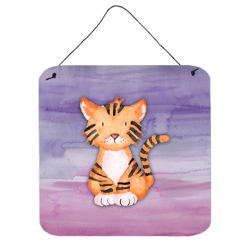 Décoration murale en aluminium tiger cub