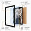 Elephant Profile Modern 1 Piece Single Picture Frame Wall Art-136671751-136671755