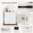 Kitchen Sideboard Buffet Cabinet with 2 Drawers, 2 Doors and 3 Adjustable Shelves