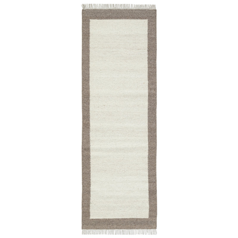 Tapis d'intérieur en laine Kaylee, Tapis de couloir 2 pi 6 po x 8 pi