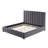 Dark Grey Queen Bed