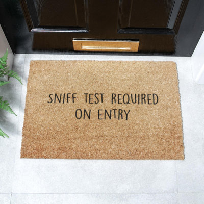 Sniff Test On Entry Coir Doormat