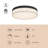 Quara 7-in White dimmable LED Flush Mount-124959421
