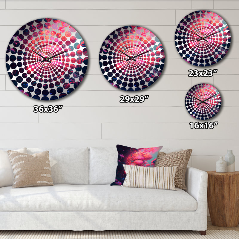 Nanci - Horloge murale fleurs, Grand