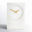 Analog Marble Quartz Tabletop Clock in White-1594676382