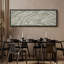 Linear Geometry " Abstract Green And White Zebra Pattern Antique Retro Fine Art Illustrations Decor "-101185520-111696252