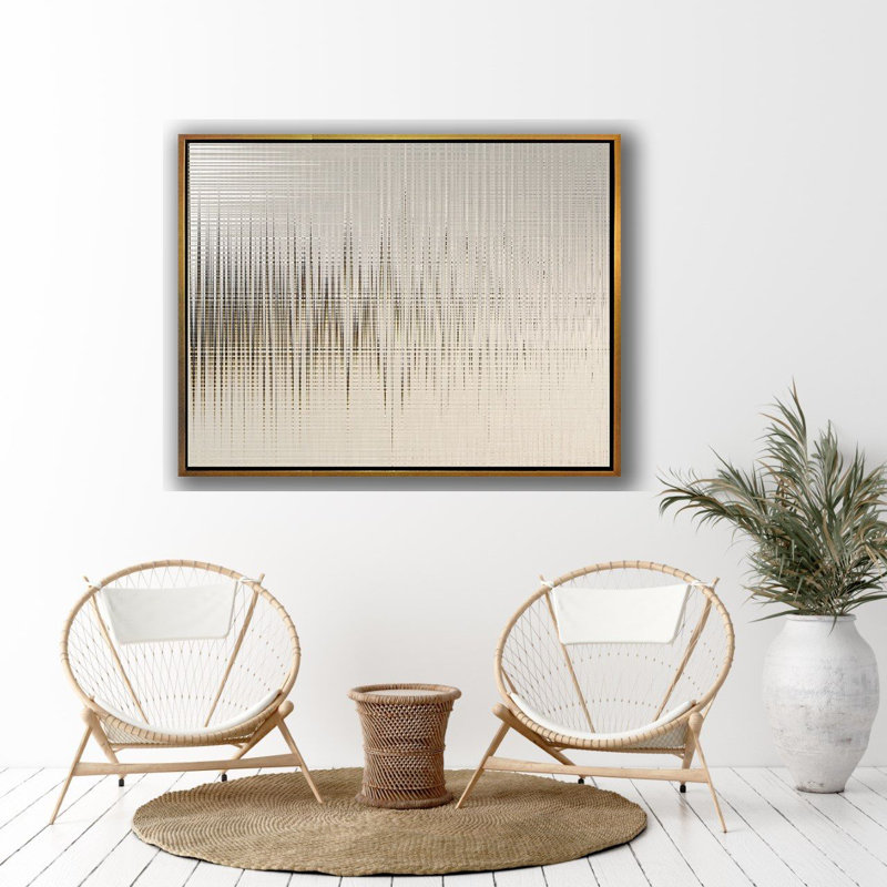 Woven By John Beard - Glossy Poster Print Rolled Print by John Beard, 21.5" H x 25.5" W x 1.75" D, Black Framed Canvas