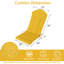 Coussin pour chaise de patio 20 po x 50 po, coussin pour chaise Adirondack avec attaches-1831114128-1831114130