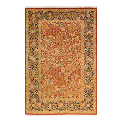 Classic One-of-a-Kind 6' 2" X 9' 2" Hand Knotted Area Rug