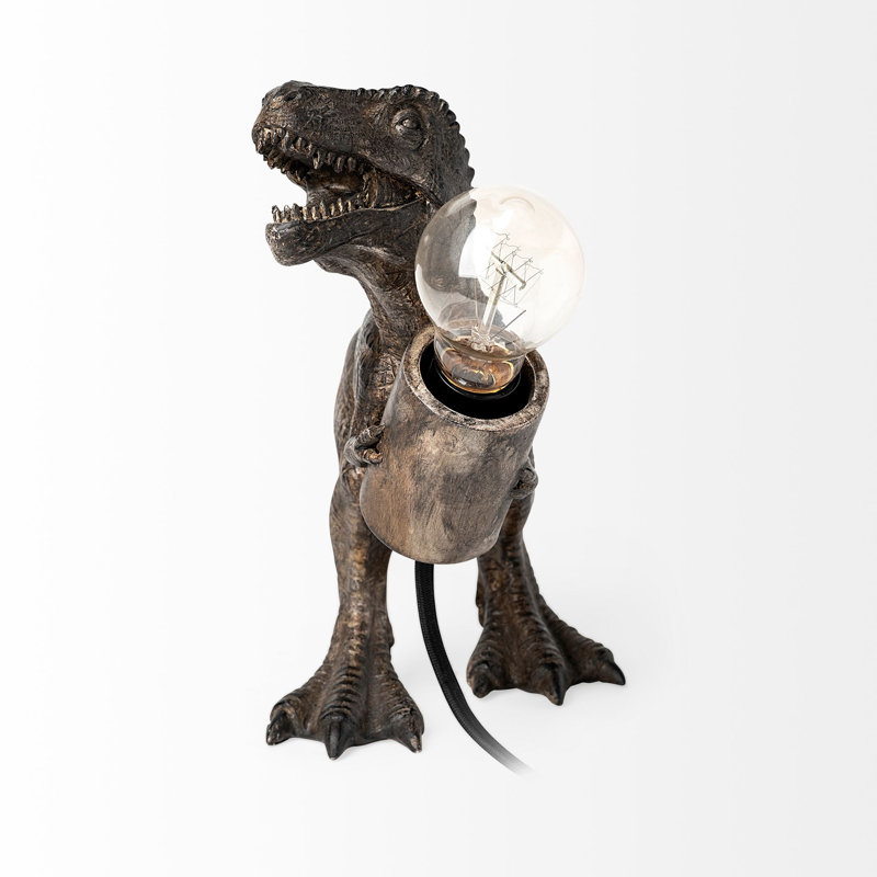 Lampe de table noire 10,62 po