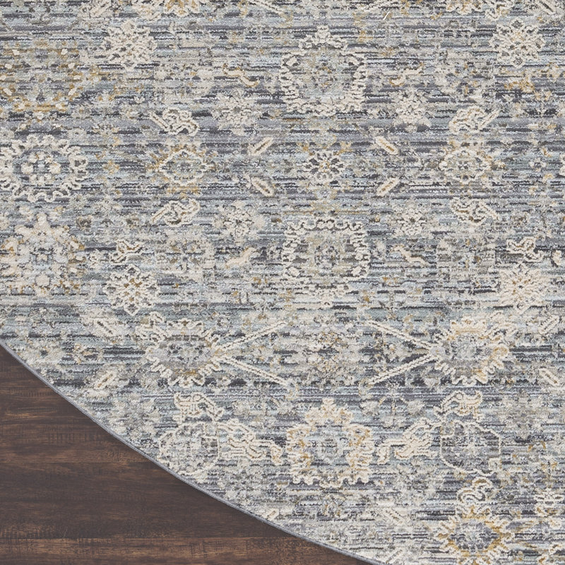 Oriental Indoor Rug, Round 7'10"