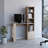 Computer Desk With Bookcase And Cabinet-198638426
