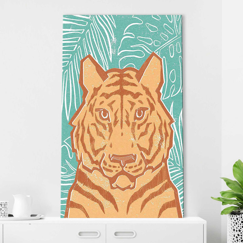 Jungle I - impression, Toile tendue, H 60 po x l 36 po x P 1,5 po