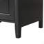 Meuble-lavabo 24 po avec lavabo, meuble-lavabo avec deux tiroirs et porte, tablette réglable, bois massif et panneau de fibres à densité moyenne-126278876