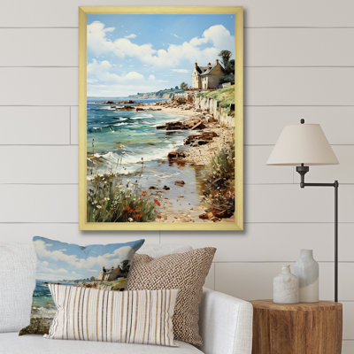 Thurton " The Normandy Coast by Eugene IV " Color Photography Print