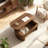 47-Inch Lift Top Coffee Table With Hidden Compartment And Storage Shelf For Living  Room