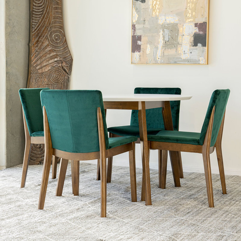 Ensemble repas pour 4 personnes Ailston, Vert