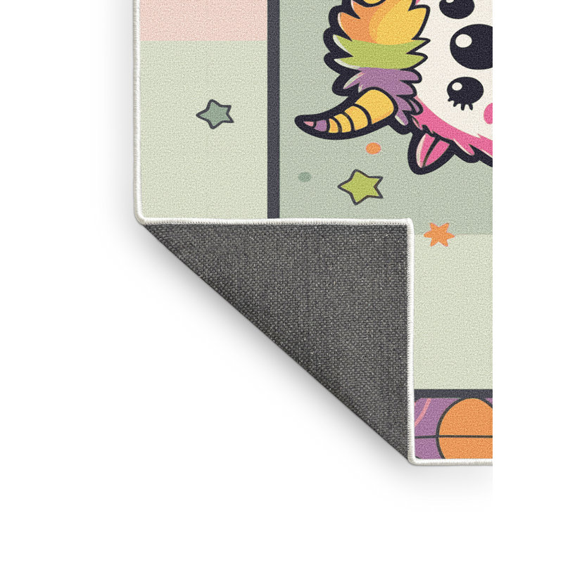 Tapis de vacances d'Halloween The Holiday Aisle®, Rectangulaire 2 pi x 3 pi