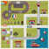 Carousel Kids Racetrack Area Rug In Green / Ivory