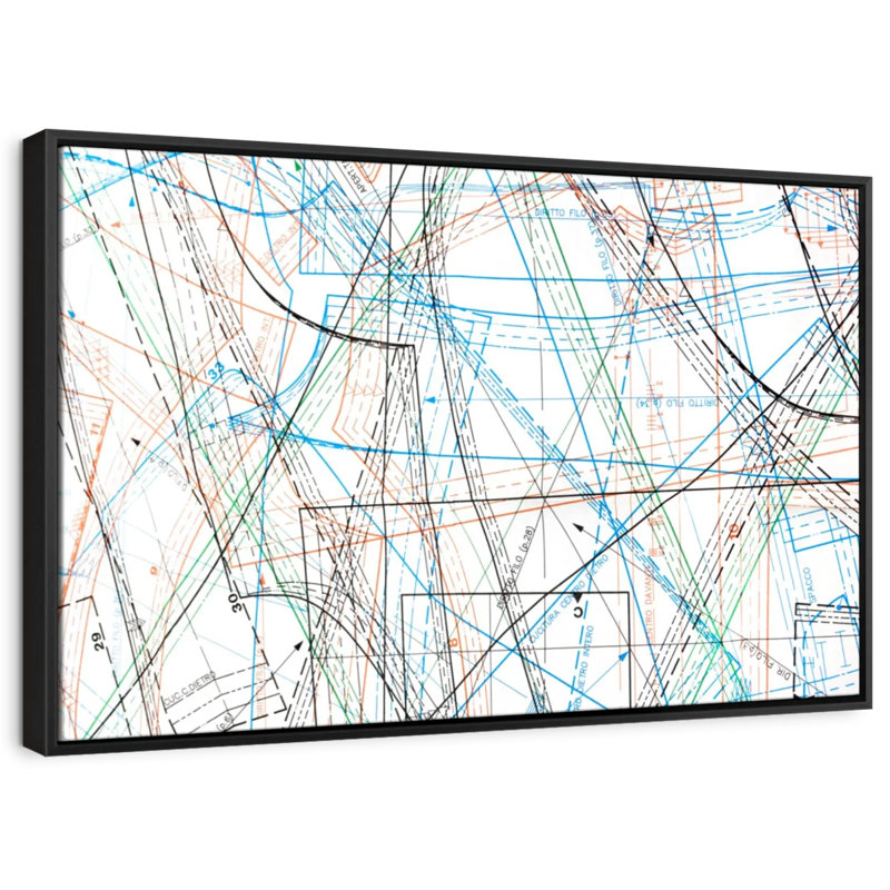 «Sewing Pattern Wall Art», H 17 po x l 25 po