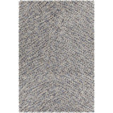 Gems Hand Woven Shag Wool Abstract Area Rug
