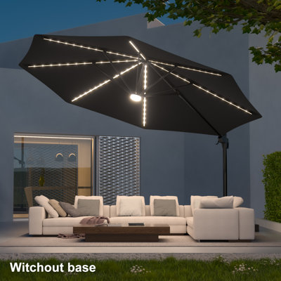 Parasol solaire en porte-à-faux à DEL 11 pi Beveridge