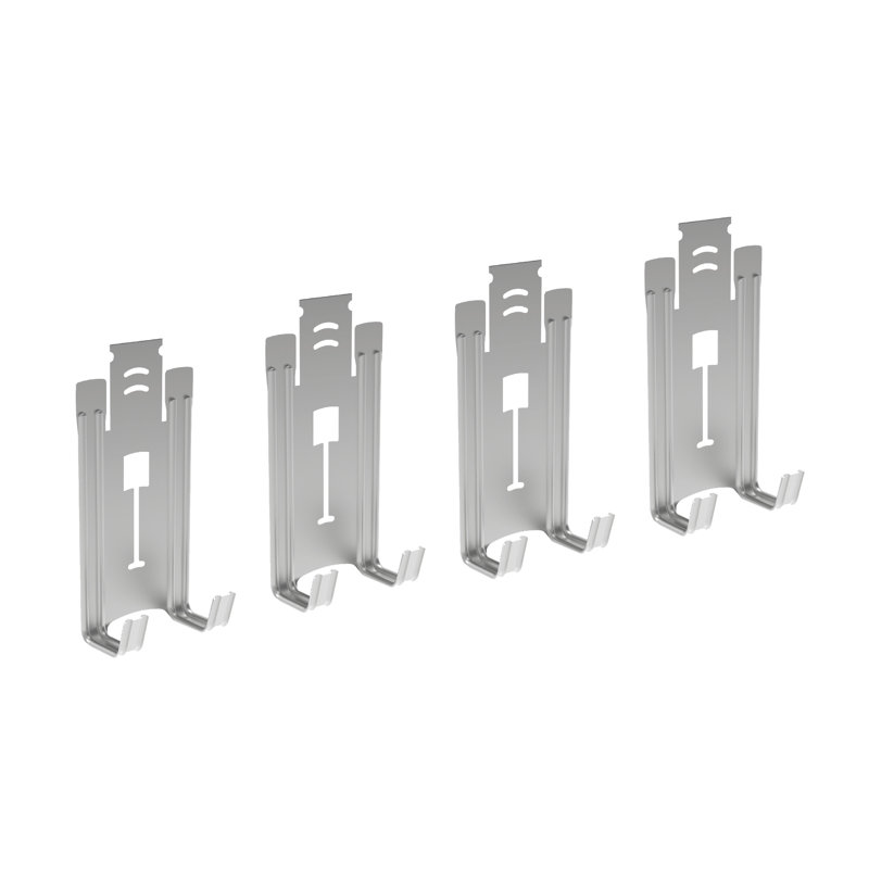 Biohort Shed Metal Tool Hanger Set (4 pack)