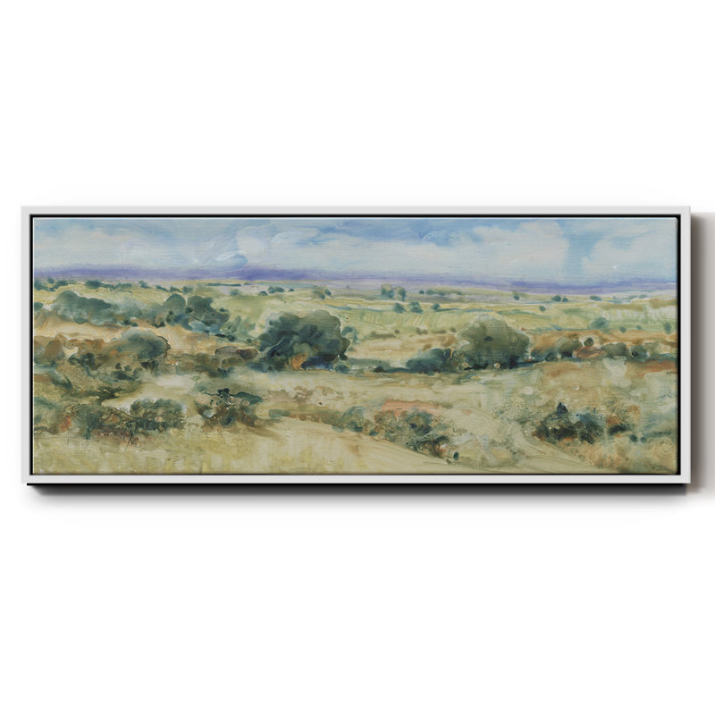 Soft Lavender Sky II- Framed Canvas