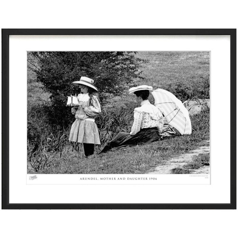 Arundel, Mother And Daughter 1906 by Francis Frith - Single Picture Frame Print, 45cm H x 60cm W x 2.3cm D