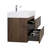 Rosehill Wall Mounted Single Bathroom Vanity with Engineered Stone Top-988716764-988716766