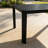Rust-Proof Aluminum Patio Dining Table with Umbrella Hole & Adjustable non-slip foot pads